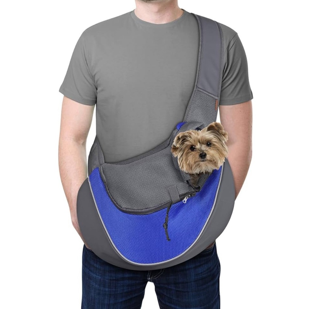YUDODO Pet Dog Sling Carrier Breathable Mesh Travel SafeSling Bag Carrier